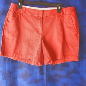 J Crew Coral Shorts